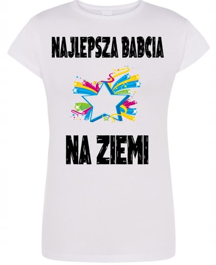 T-Shirt damski nadruk Najlepsza Babcia r.L Inna marka