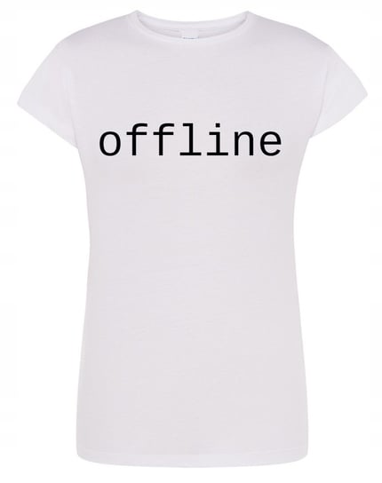 T-Shirt damski nadruk napis OFFLINE R.XXL Inna marka