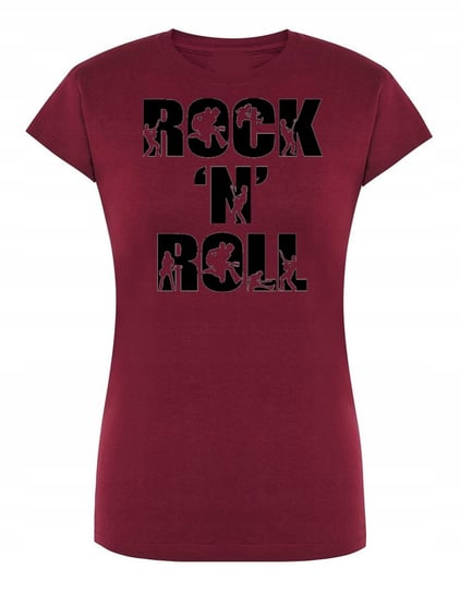 T-Shirt damski nadruk napis Rock'n Roll r.S Inna marka