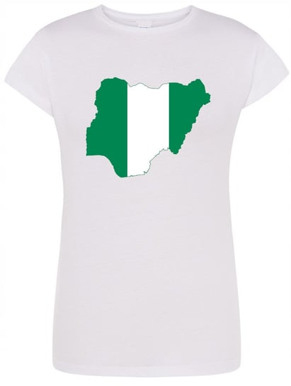 T-Shirt damski nadruk Nigeria Flaga Państwa r.XL Inna marka