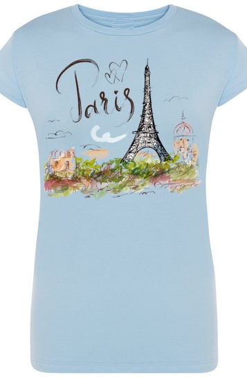 T-Shirt damski nadruk Paryż Wieża Eiffla r.M Inna marka