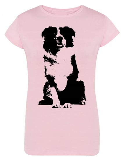 T-Shirt damski nadruk pies Border Collie r.XL Inna marka