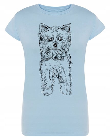 T-Shirt damski nadruk pies Yorkshire Terrier r.S Inna marka