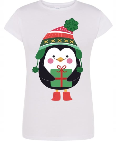 T-Shirt damski nadruk Pingwin R.M Inna marka