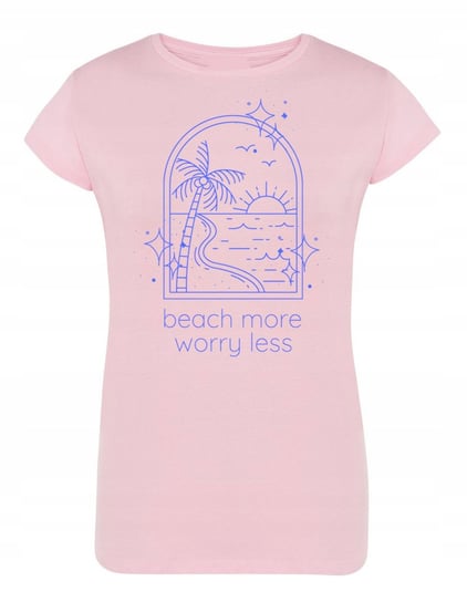T-Shirt damski nadruk Plaża Słońce Morze r. M Inna marka