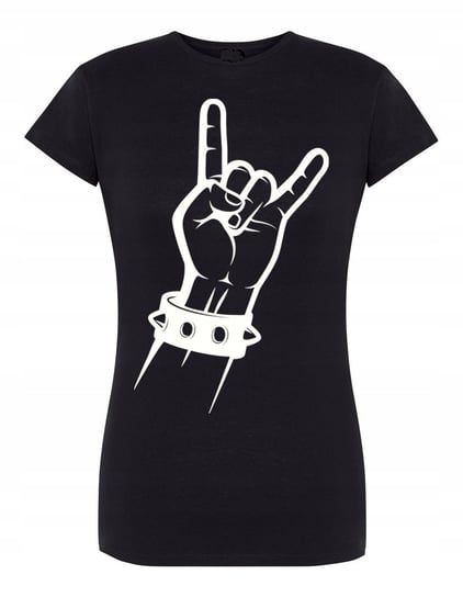 T-Shirt damski nadruk ręka znak Rock'n Roll r.XXL Inna marka