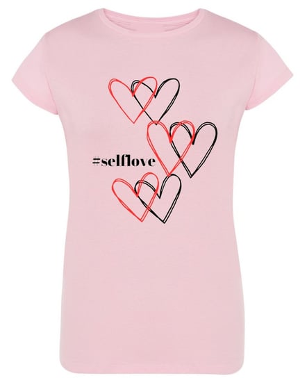 T-Shirt damski nadruk Self Love Kochaj SIEBIE L Inna marka