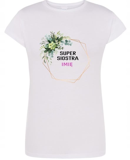 T-Shirt damski nadruk Super SIOSTRA + Imię r.XL Inna marka