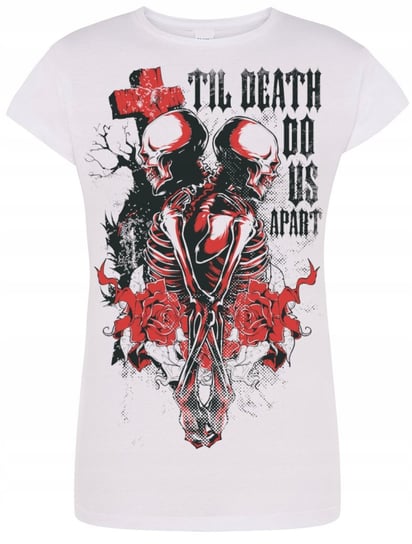 T-Shirt damski nadruk Til Death Rozm.XL Inna marka