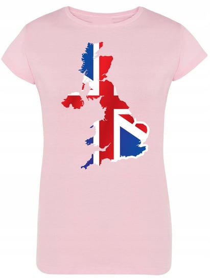 T-Shirt damski nadruk Wielka Brytania Państwa S Inna marka