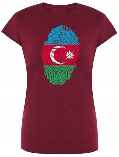 T-Shirt damski Odcisk Azerbejdżan Flaga r.S Inna marka
