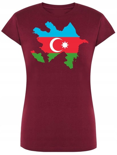 T-Shirt damski Państwa Azerbejdżan Flaga r.XXL Inna marka