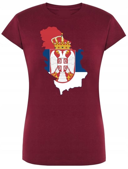 T-Shirt damski Państwa Serbia Flaga r.XL Inna marka