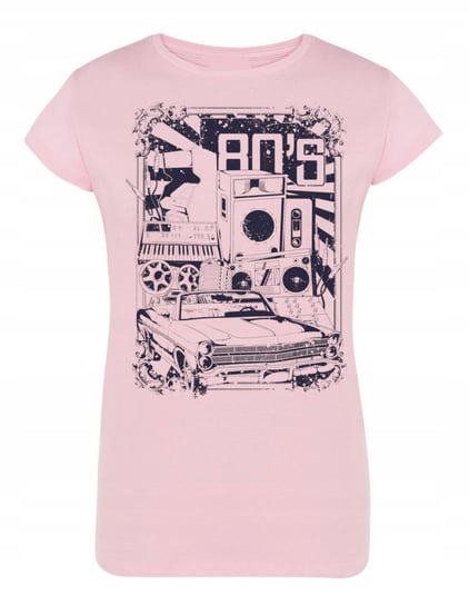 T-Shirt damski RETRO nadruk lata 80te 80s r.XL Inna marka