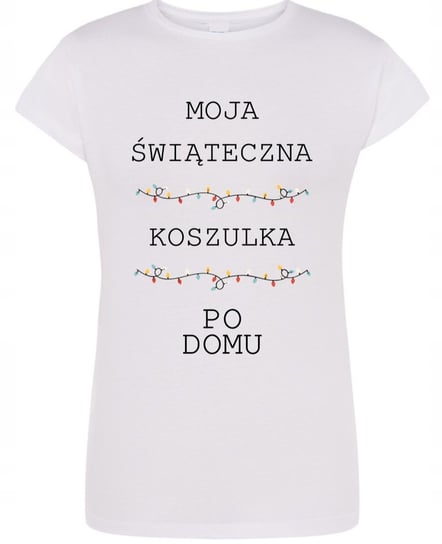 T-Shirt damski Święta Moja Świąteczna Koszulka po Domu S Inna marka