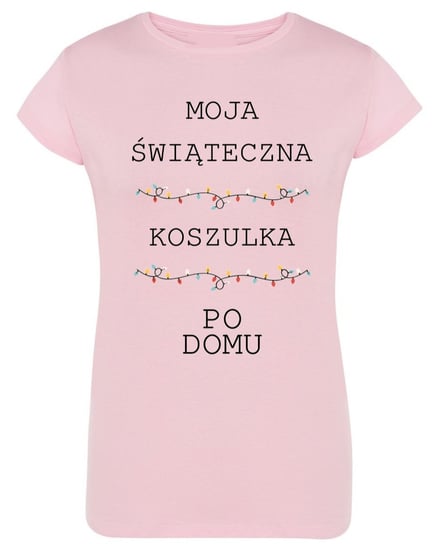 T-Shirt damski Święta Moja Świąteczna Koszulka po Domu S Inna marka