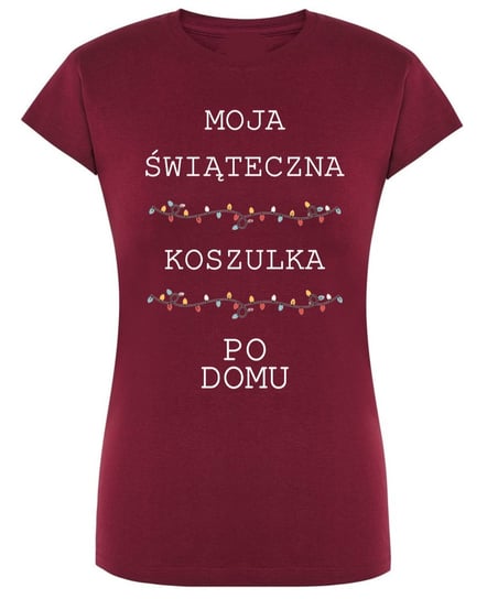 T-Shirt damski Święta Moja Świąteczna Koszulka po Domu XL Inna marka