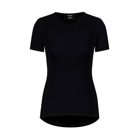 T-shirt damski termiczny Merino Wool czarny, rozmiar S Woolmed