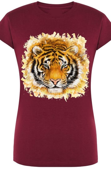 T-Shirt Damski Tygrys Modny Nadruk Rozm.S Inna marka