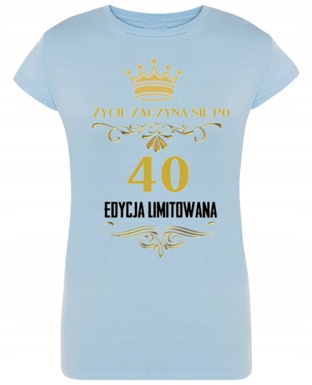 T-Shirt damski Urodzinowy 40 Lat Urodziny r.L Inna marka