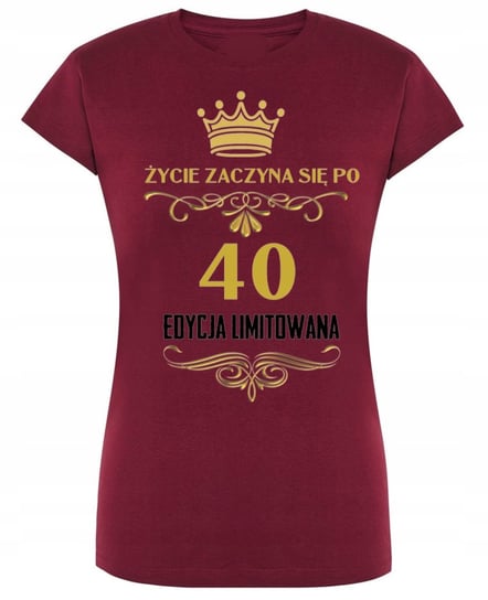 T-Shirt damski Urodzinowy 40 Lat Urodziny r.XL Inna marka