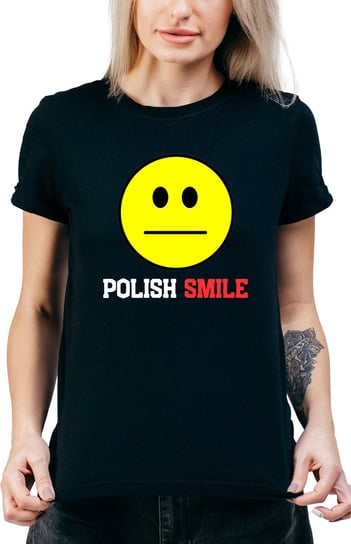 T-SHIRT DAMSKI Z NADRUKIEM ŚMIESZNA HUMOR PREZENT POLSKA R-M  MODEL  A124 DonWitold