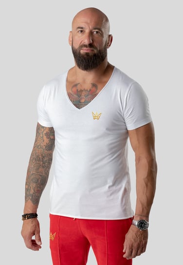 T - shirt Dekolt Biały Official Tres Amigos White S TRES AMIGOS