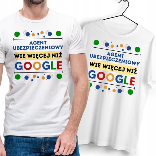 T-Shirt Dla Agenta Ubezpieczeniowego biały Na Prezent z Dowolnym Nadrukiem Inna marka