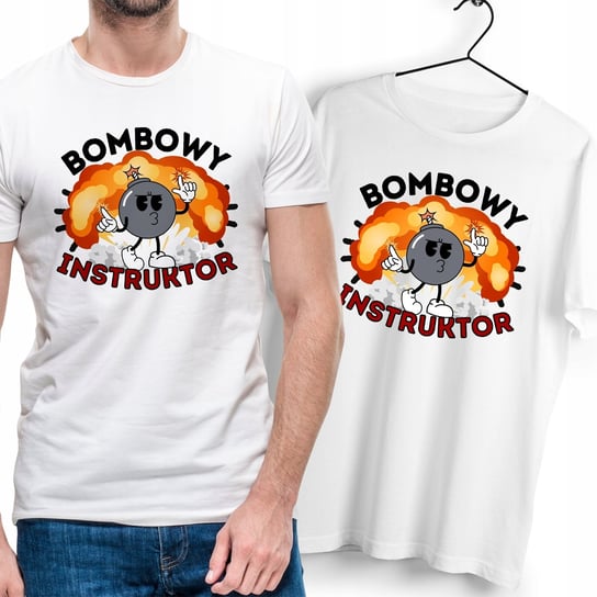 T-Shirt Dla Instruktora biały Na Prezent z Dowolnym Nadrukiem Zdjęciem Gift Inna marka