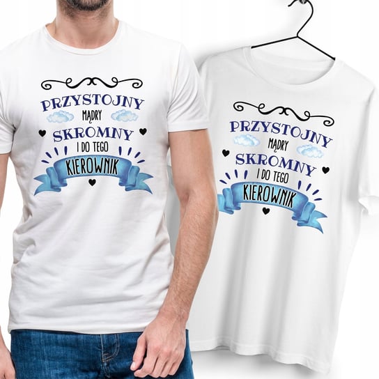 T-Shirt Dla Kierownika biały Na Prezent z Dowolnym Nadrukiem Zdjęciem Gift Inna marka