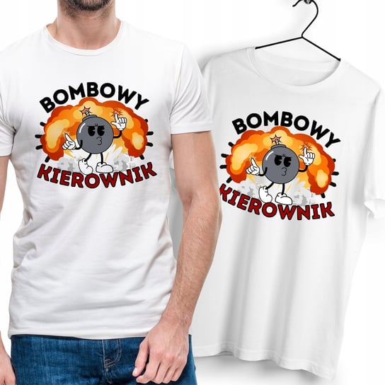 T-Shirt Dla Kierownika biały Na Prezent z Dowolnym Nadrukiem Zdjęciem Gift Inna marka