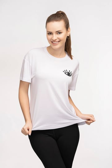 T-shirt do jogi AWAKEN - biały l/xl Moonholi