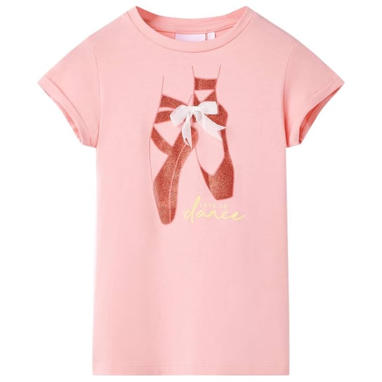 T-shirt dziecięcy Baletki 116 różowy 95% bawełna 5 Inna marka