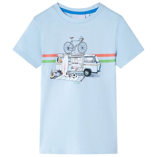 T-shirt dziecięcy Bus 100% bawełna jasnoniebieski Zakito Europe