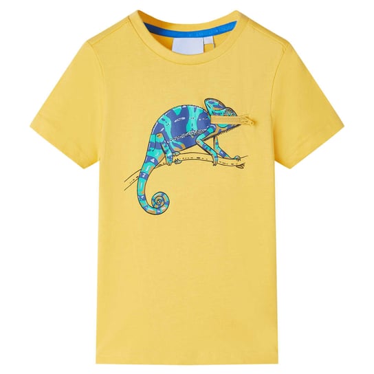T-shirt dziecięcy Chameleon 104 jasna ochra 100% b Zakito Europe