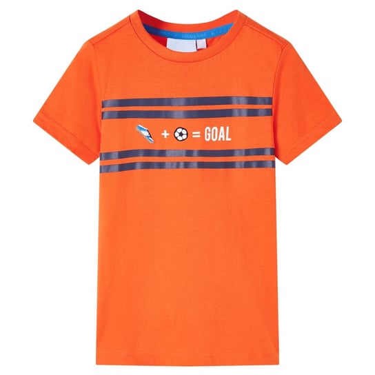 T-shirt dziecięcy GOAL 116 (5-6 lat) ciemnopomarań Zakito Europe