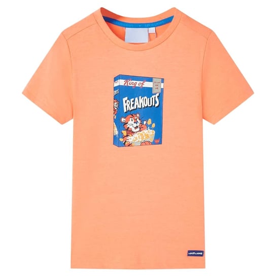 T-shirt dziecięcy Neon Snack 92cm, pomarańczowy Inna marka