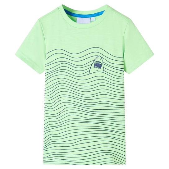 T-shirt dziecięcy Rekin 140 neon zielony Zakito Europe