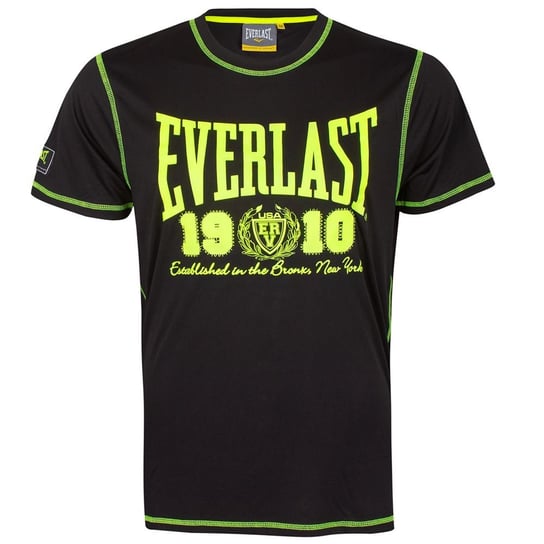 T-Shirt Everlast Koszulka Męska Lekka Z Krótkim Rękawem Wygodna Sportowa Black S Everlast