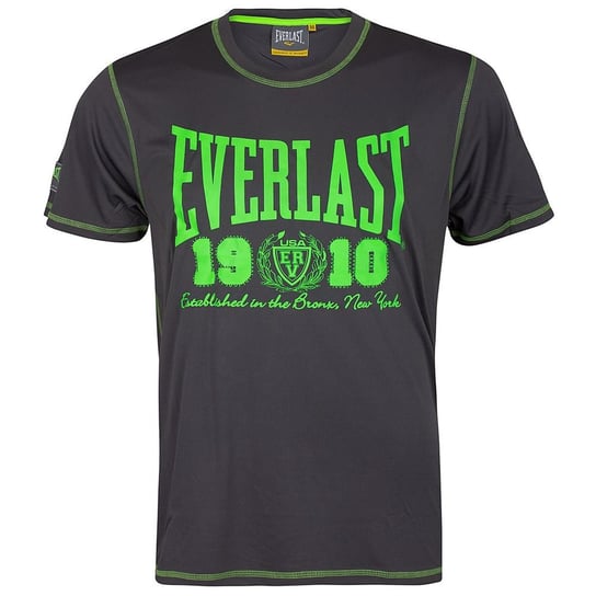 T-Shirt Everlast Koszulka Męska Lekka Z Krótkim Rękawem Wygodna Sportowa Charcoal L Everlast