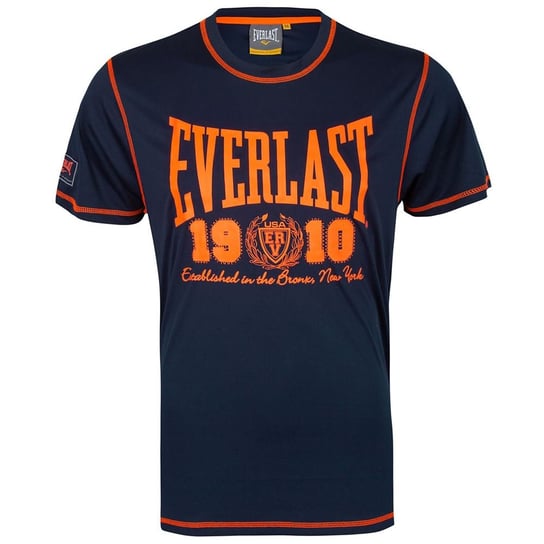 T-Shirt Everlast Koszulka Męska Lekka Z Krótkim Rękawem Wygodna Sportowa Navy Xxl Everlast