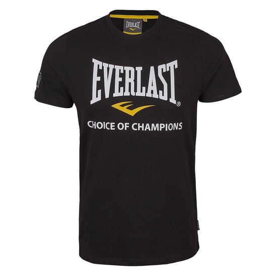 T-Shirt Everlast Koszulka Męska Wygodna Lekka Czarna S Everlast