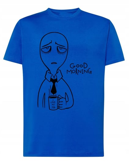 T-Shirt fajny duży nadruk Good Morning r.XS Inna marka