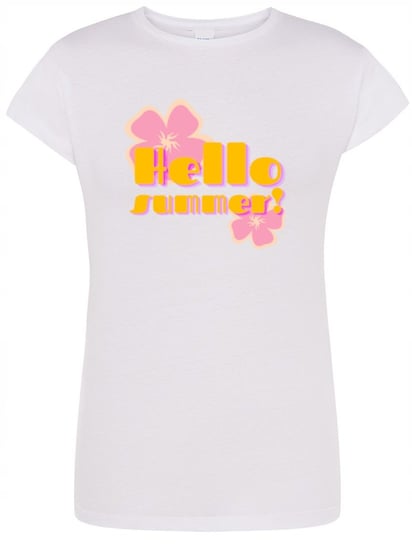 T-Shirt fajny nadruk LATO Hello Summer r.XXL Inna marka