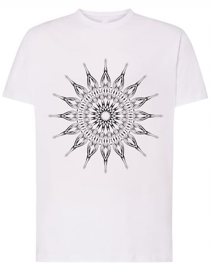 T-Shirt fajny nadruk Mandala Słońce r.5XL Inna marka