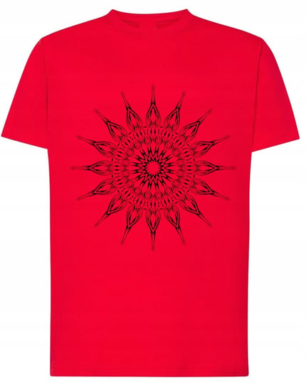 T-Shirt fajny nadruk Mandala Słońce r.XS Inna marka