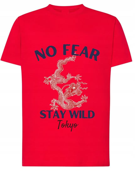 T-Shirt fajny nadruk No Fear Stay Wild r.XXL Inna marka