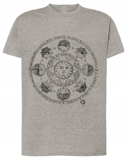 T-Shirt fajny nadruk Słońce astrologia r.4XL Inna marka