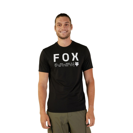 T-Shirt Fox Non Stop Tech Black Fox