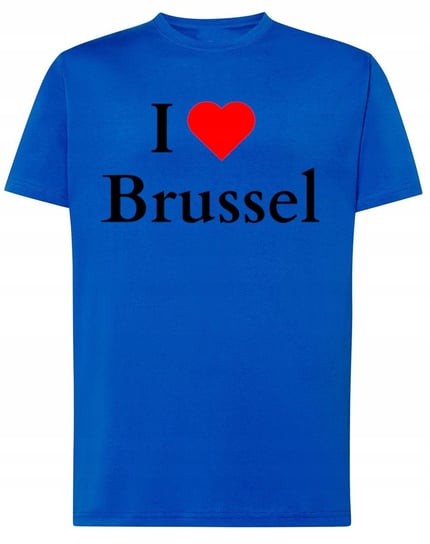 T-Shirt I Love Brussel Kocham Bruksele Belgia Stolica r.XS Inna marka